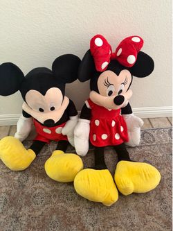 LARGE 36” Minnie and Mickey Mouse