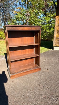 Wooden book shelf