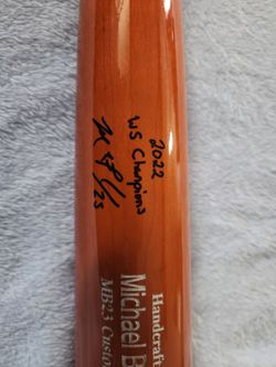 MLB, Astros, autographed bat, world series inscription,
