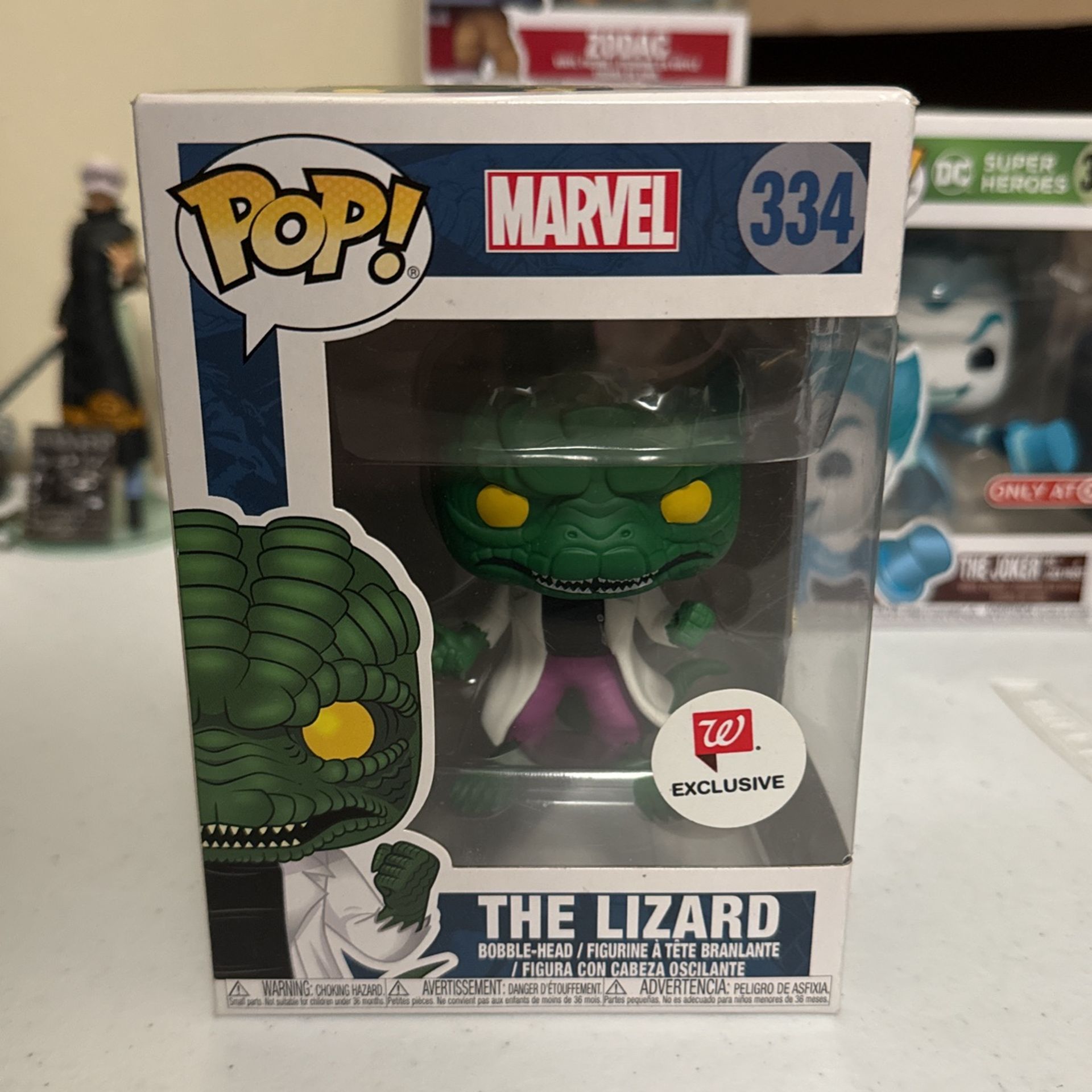 Marvel The Lizard Funko Pop Damage
