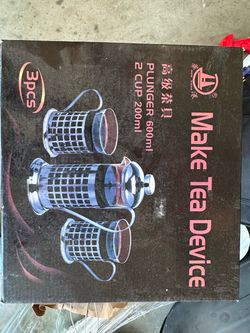 3-Piece French Press Tea Set 600ml