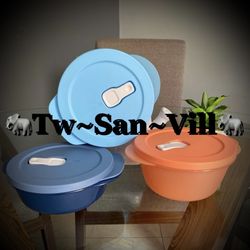 Tupperware CrystalWave 3pcs