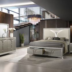 LONGHORN LED BEDROOM SET