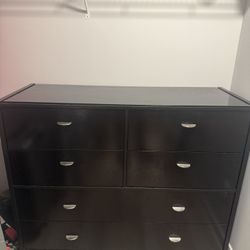 Larger Dresser With Glass Top