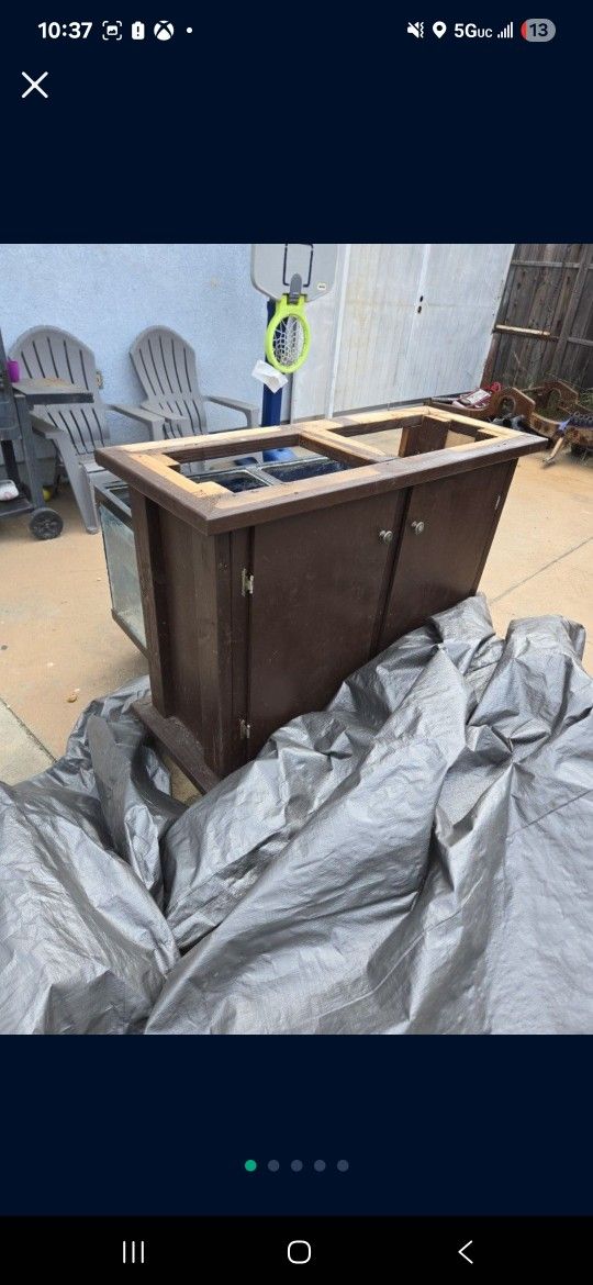Fish Tank 80 Gal Wit H Stand