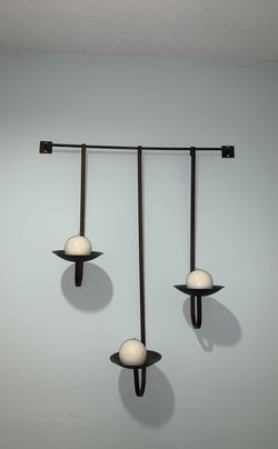 Unique Candle Holder Wall Art