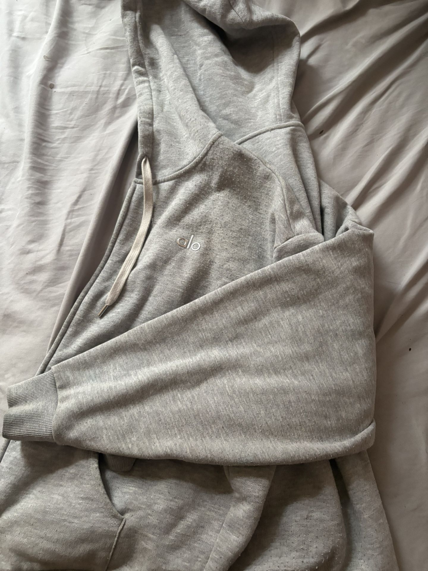 Alo Grey Zip Up