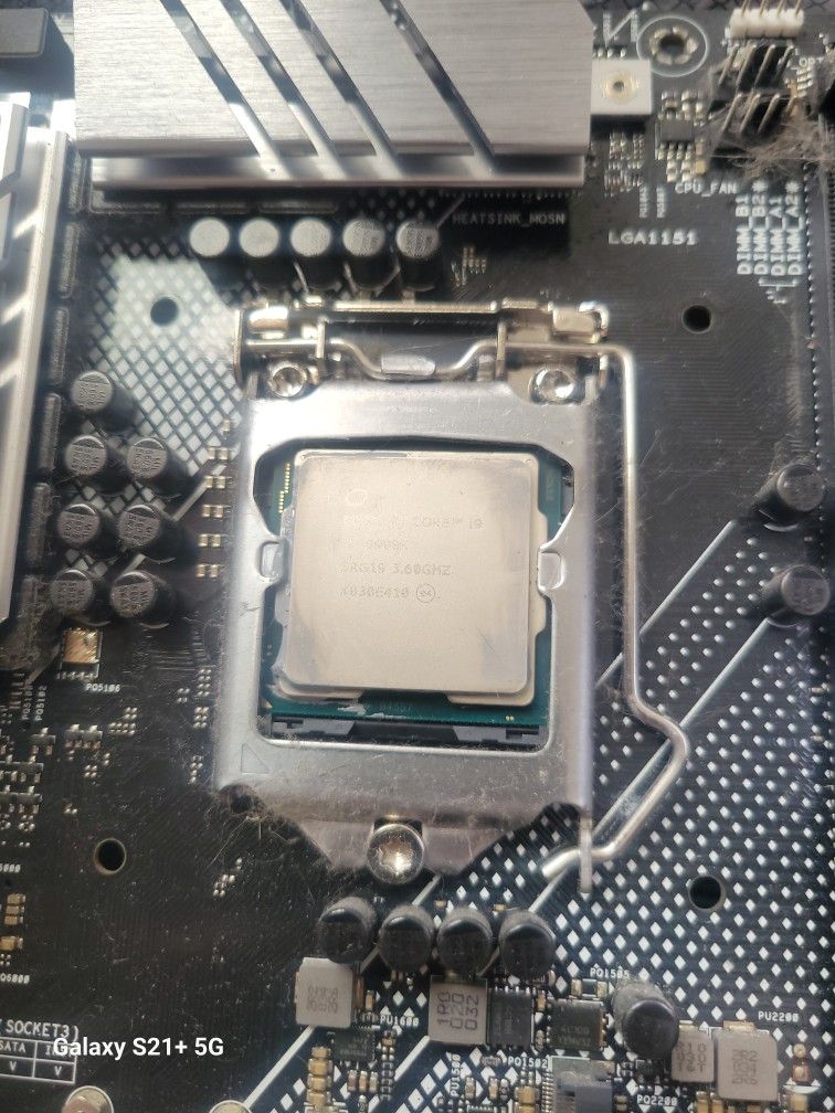 Intel I9-9900k with motherboard and ram