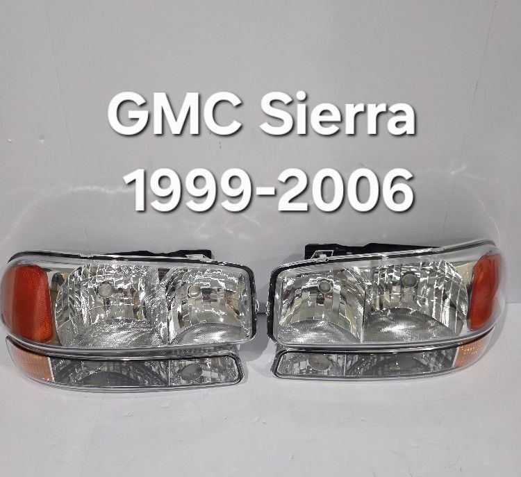 GMC Sierra 1999-2006 Headlights