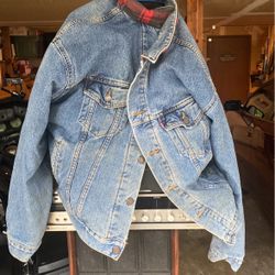 Vintage Flannel Levi Jacket 