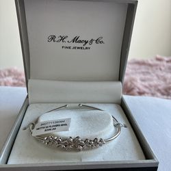 Floral Bangle Bracelet – Macy’s – New with Tag ($200 Retail)