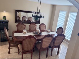 Dining table with 8 chairs $450 OBO