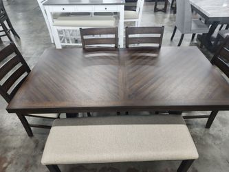 Jax Cherry 6 Piece Dining Set