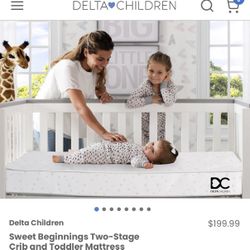 Delta Children Baby/toddler Mattress & Waterproof Cover