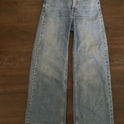 Everlane Women Faded Light Blue Jeans Size 24S