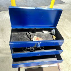 Retro Seahawks Tool Box With Sliding Drawers