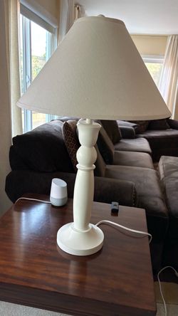 Large wood table lamp, North Fontana near Target