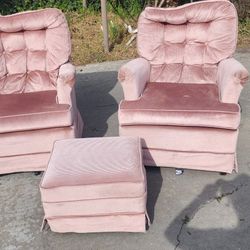 Pink Rocking Chairs