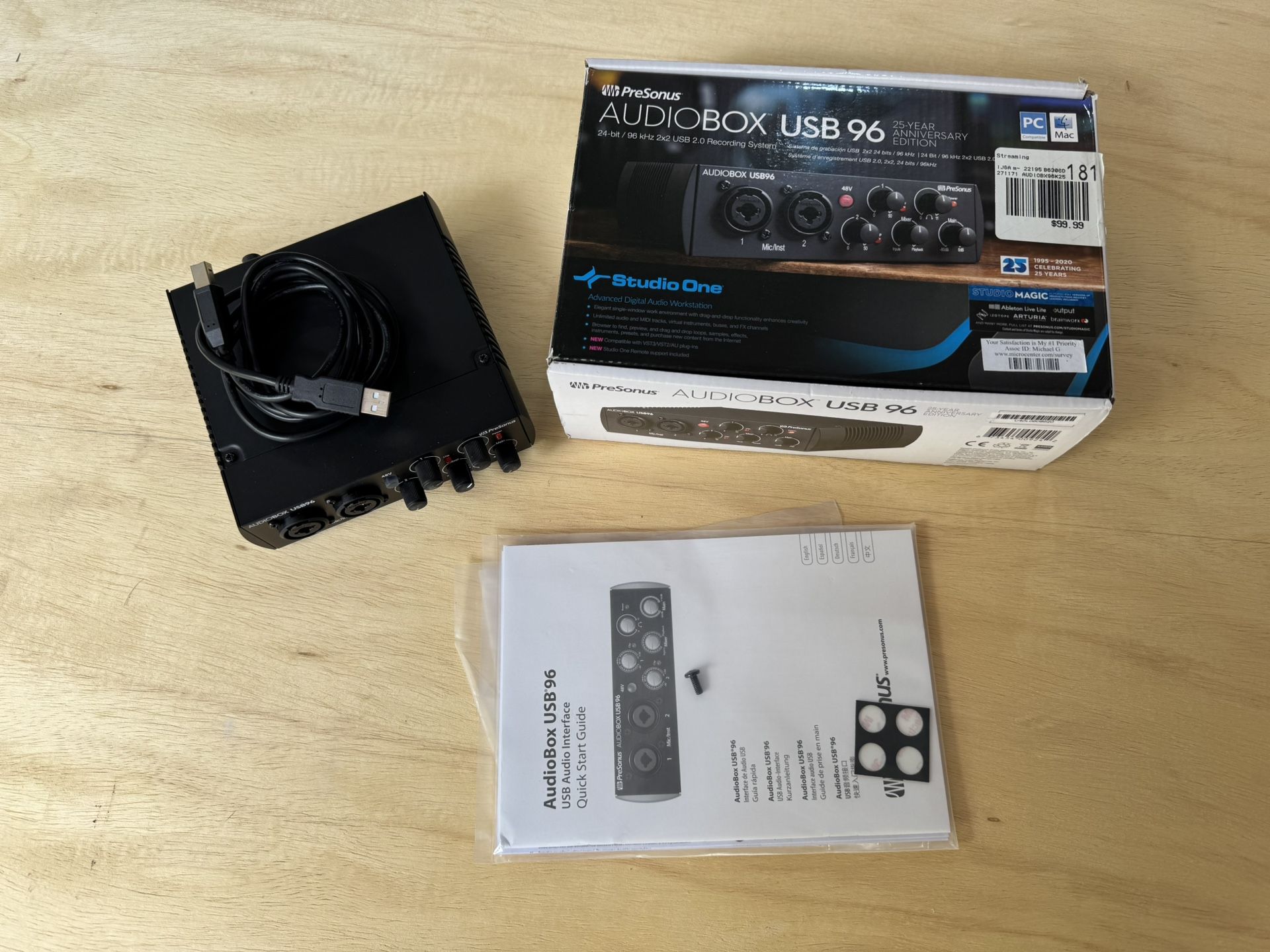 PreSonus Audiobox Usb96 USB Interface