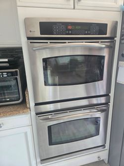 GE Profile - Stainless Steel Double Wall Oven 240V