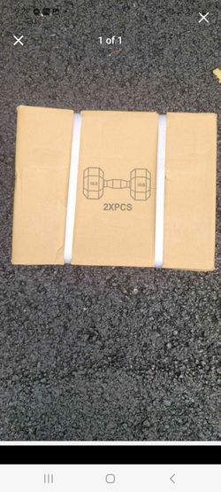 Rubber Hexagon Dumbbells-10lbs Cash or Zelle