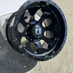 Brand New 16x10 -44 Offset Gloss Black Off Road 6 Lug Wheels 6x139 All 4 Price Firm