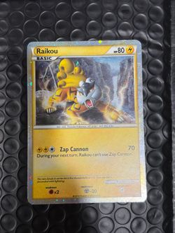 Raikou HGSS19 Promo Pokemon