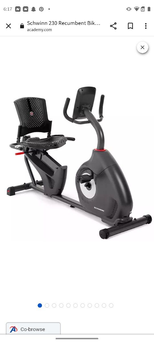 Schwinn 230 Recumbent Exercise Bike