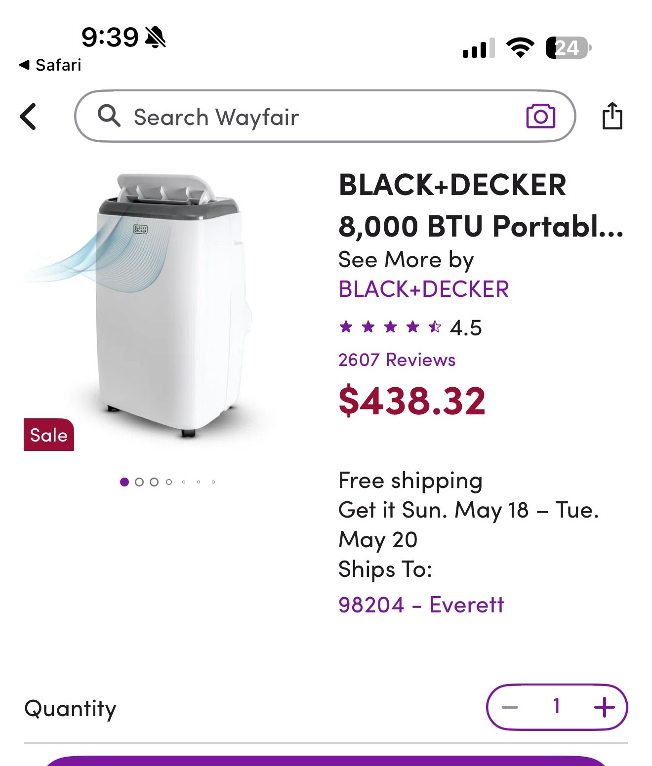 Black And Decker AC Unit