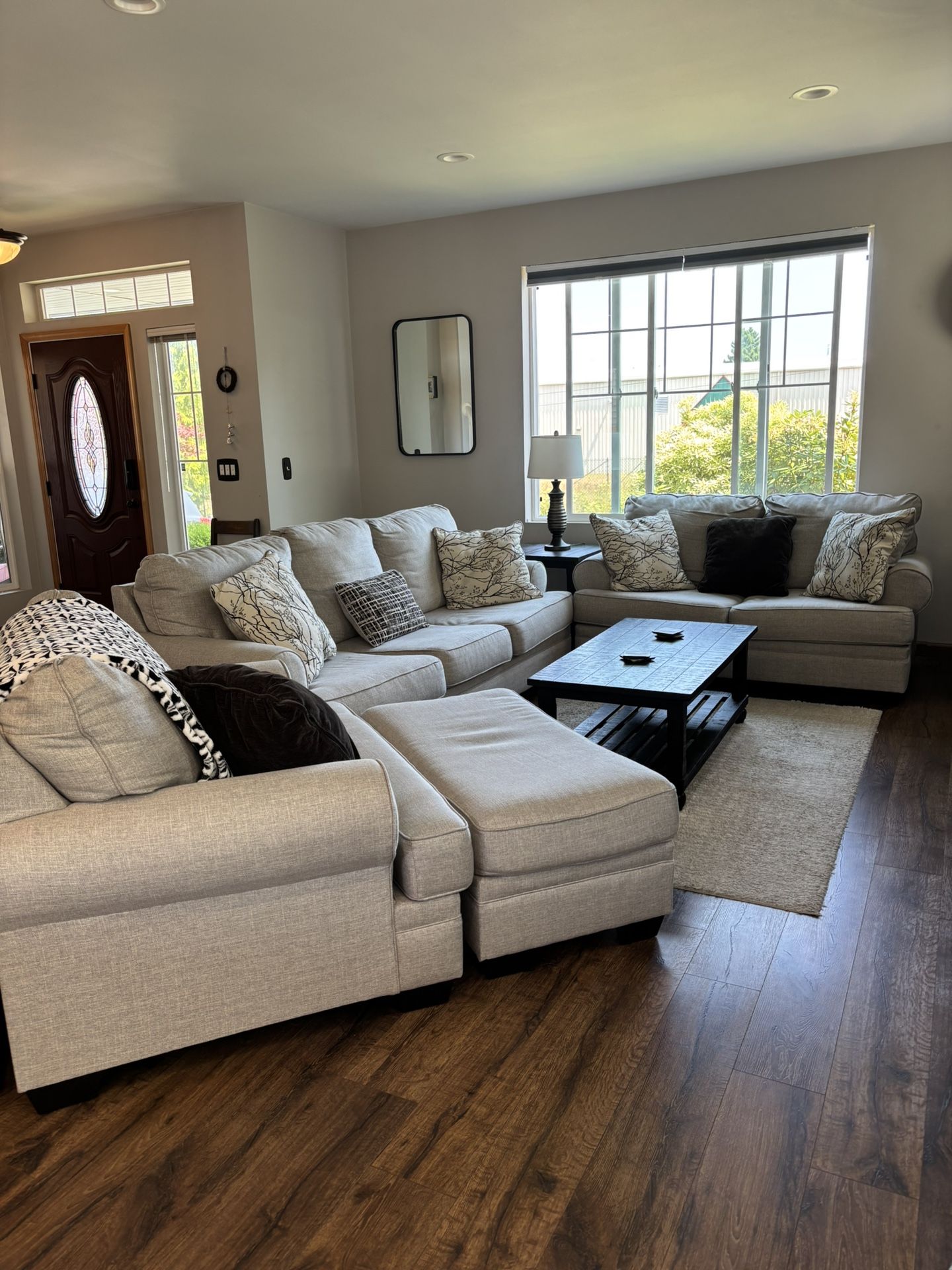 Great Condition- Couch, Love Seat, Chair, Ottoman, Tables Lamps