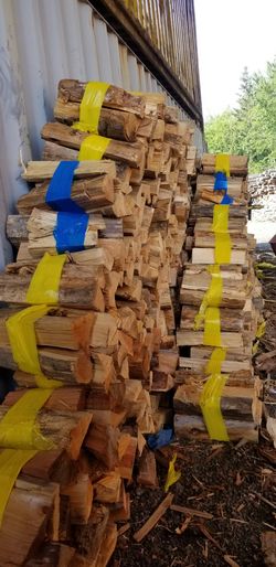 Bundles of dry-seasoned firewood (Ask about delivery)