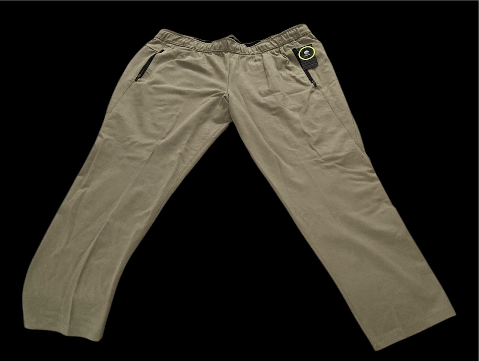 Men’s Athletic Work Long Pants / Size: 2XL/ Color: Beige/ Pocket Bags/