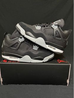 Jordan 4 Retro SE Black Canvas