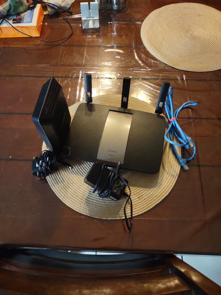 Linksys AC1900 Router and Netgear CM700