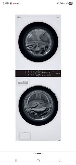 LG Washer And Dryer Combo white New