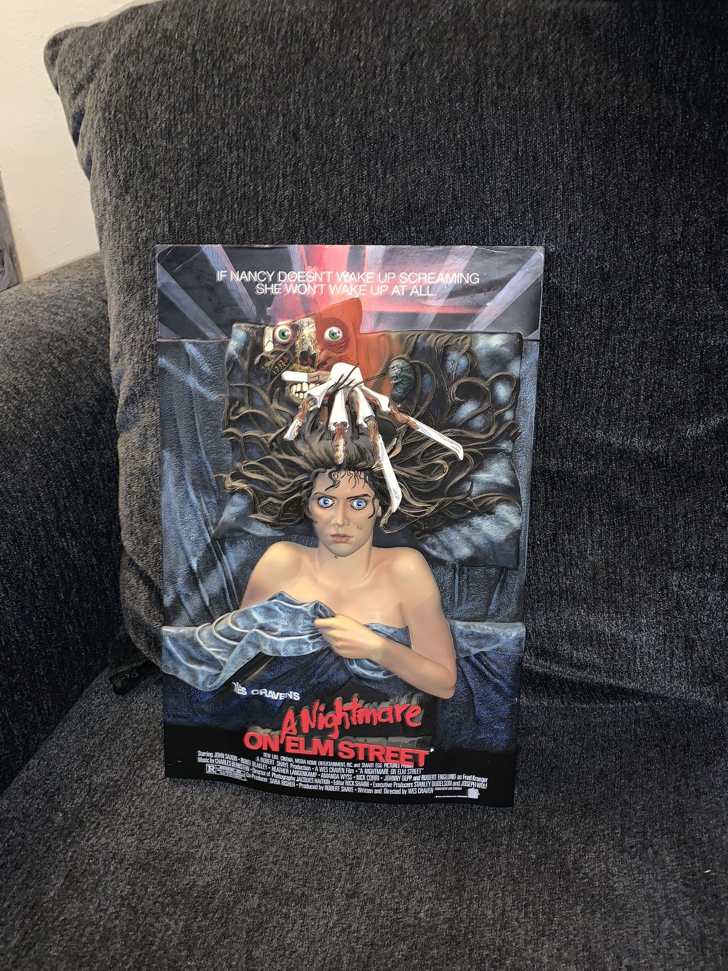 A NIGHTMARE ON ELM STREET 3D Movie Poster - McFarlane Toys Freddy Krueger Movie Poster