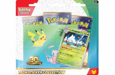 Pokémon 30th Celebration Tech Sticker Collection