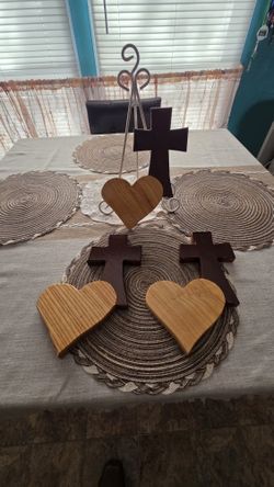 CROSS WITH HEART 40.00 EACH