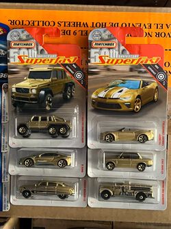 Matchbox gold chase cars