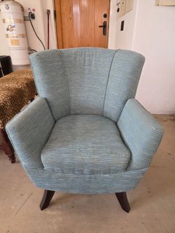 Light green - seafoam high back chair