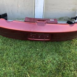 02-04 Acura Rsx Rear Bumper Redondo Red