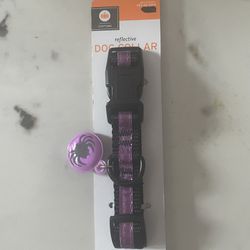 Reflective Dog Collar Purple Sz S Brand New