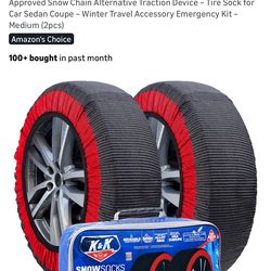 Snow socks medium all 4 Socks