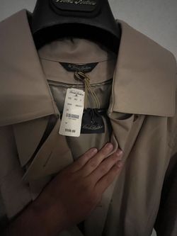 Vintage 1980s Brooks Brothers Tan Trench Coat