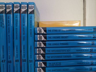 Hardy boys mystery book set hardcover great for Christmas or homeshool