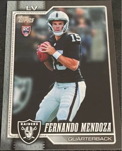 2026 Topps Flagship Football Fernando Mendoza RC SP Team Color Variation