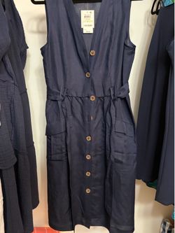 Summer dress charter club linen material