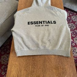 Fear Of God Hoodie Grey Men’s Small