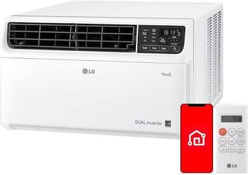 LG LW1017ERSM 10,000 BTU Smart Dual Inverter Window Air Conditioner w/ Remote - White