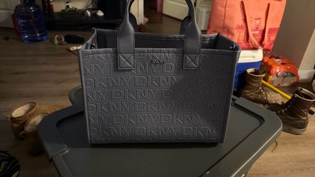 DKNY Logo Embossed Tote Bag